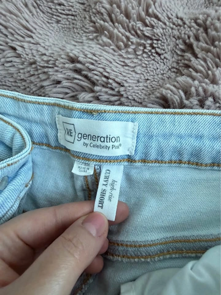 Light-Wash Denim Shorts – Generation by Celebrity Pink - photo 2