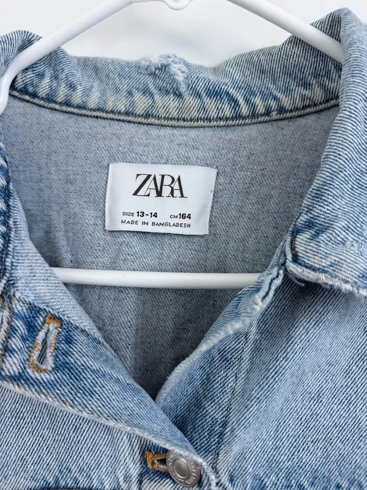 Zara Girls’ Denim Jacket and Skort Set – Size 13–14 (164 cm) - photo 3