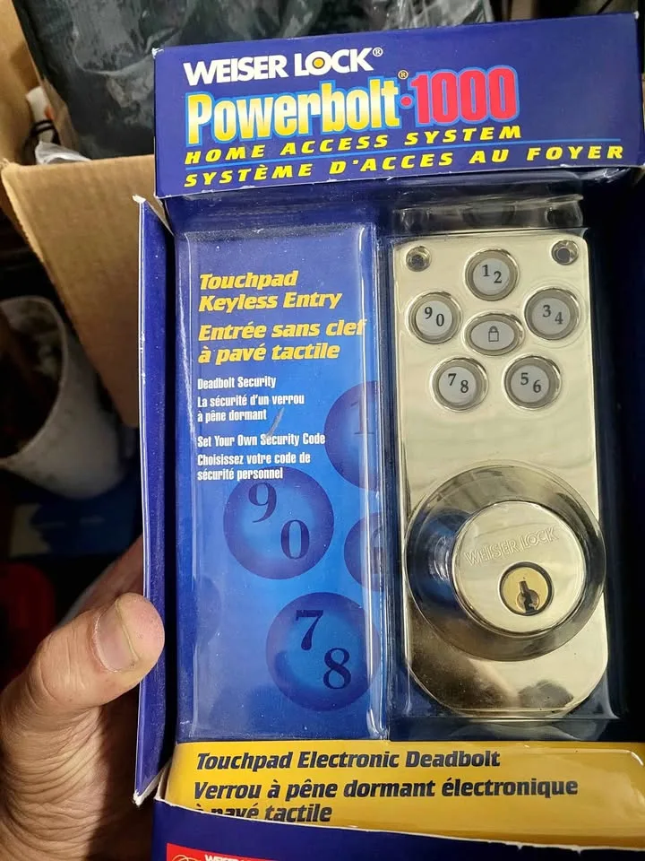 Weiser lock touchpad powerbolt Deadbolt thumbnail