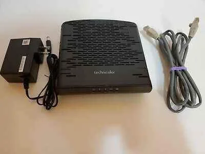 Technicolor TC4350 Cable Modem w AC adapter (used 3 months) image indicator(2)