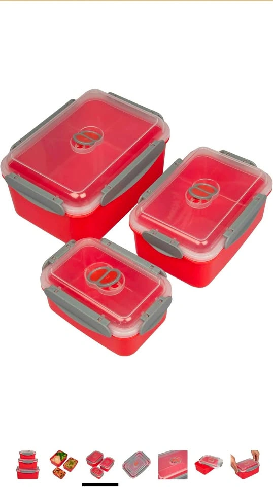 Set of 3 Microwave Food Containers - photo 3