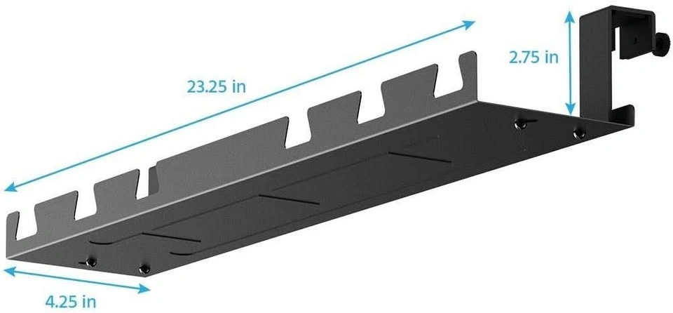 Monoprice Cable Tray Organizer - Black - photo 4