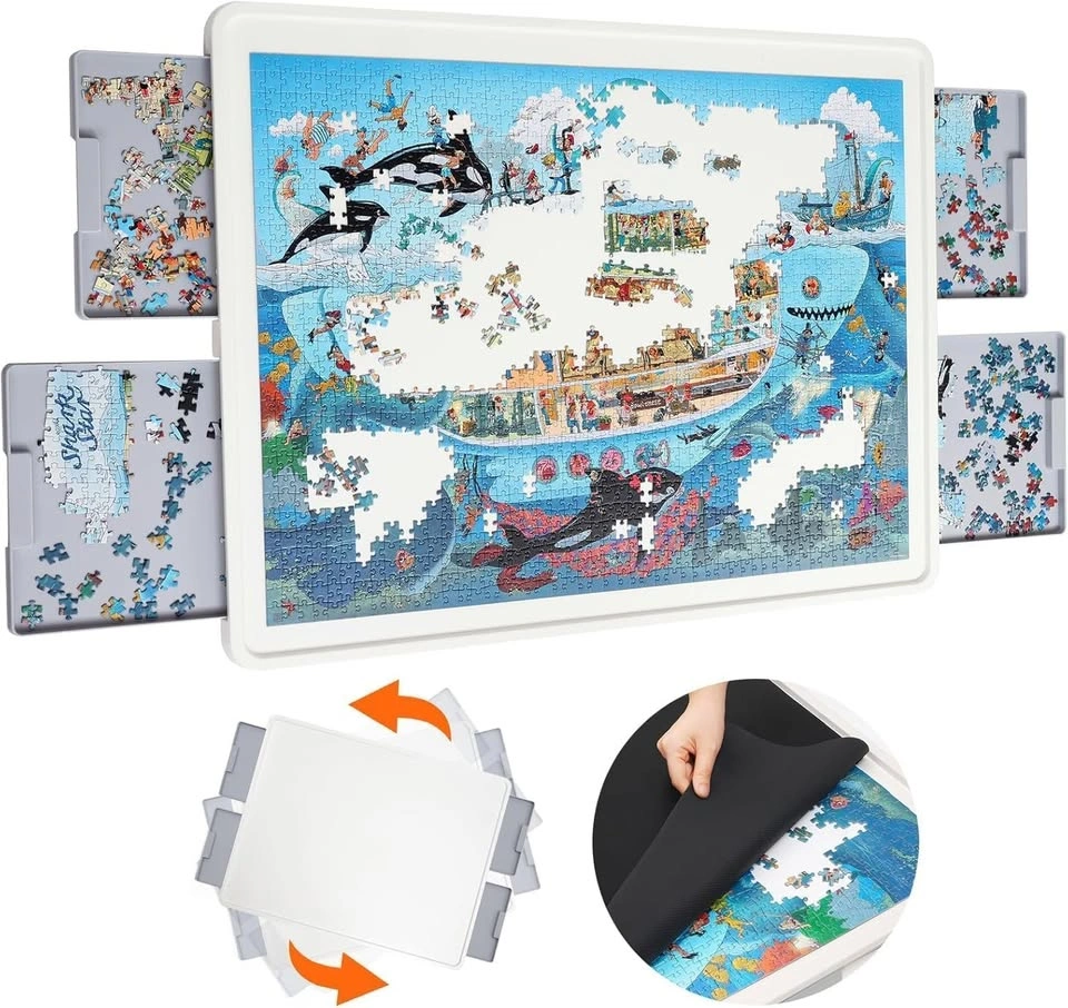 Playboda 1500 Pieces Rotating Plastic Puzzle Board - photo 2