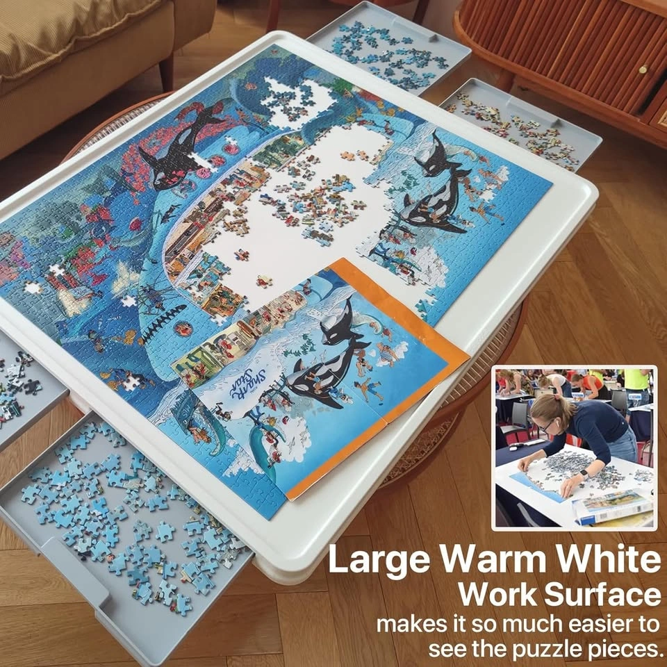 Playboda 1500 Pieces Rotating Plastic Puzzle Board - photo 5