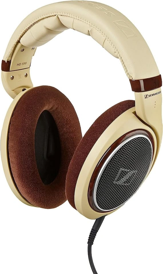 Sennheiser HD 598 Headphones (Burl Wood Accents)