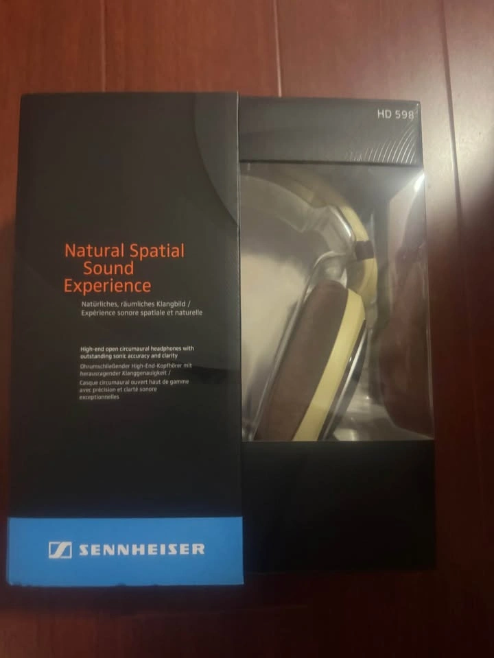 Sennheiser HD 598 Headphones (Burl Wood Accents) - photo 5
