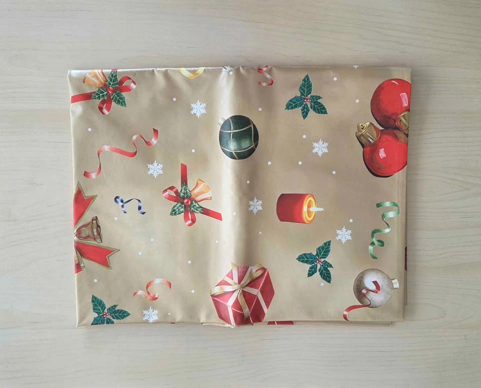 Gold Holiday Rectangular Tablecloth - photo 3