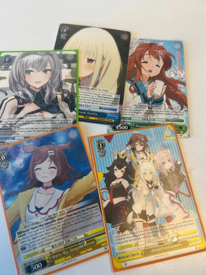 Anime cards