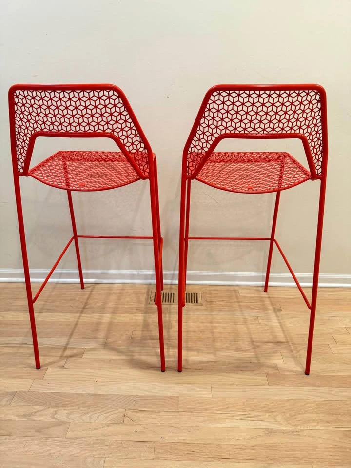Blu Dot Hot Mesh Barstools (x2) - photo 3
