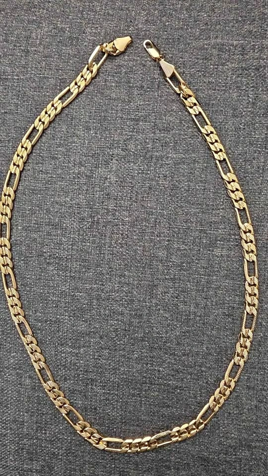 18K Gold plated Figaro Link Chain
