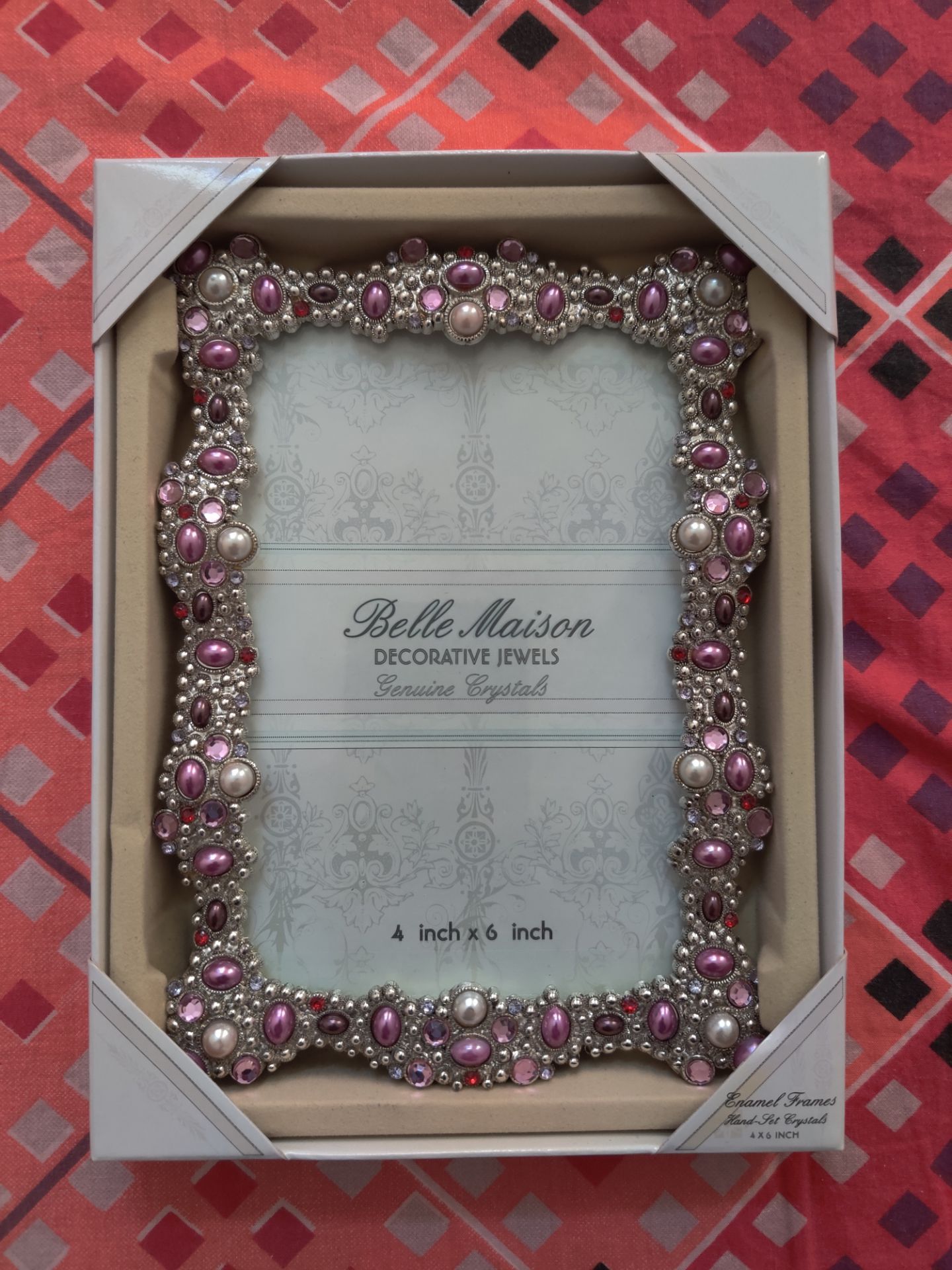 Belle Maison Jeweled Picture Frame 4x6