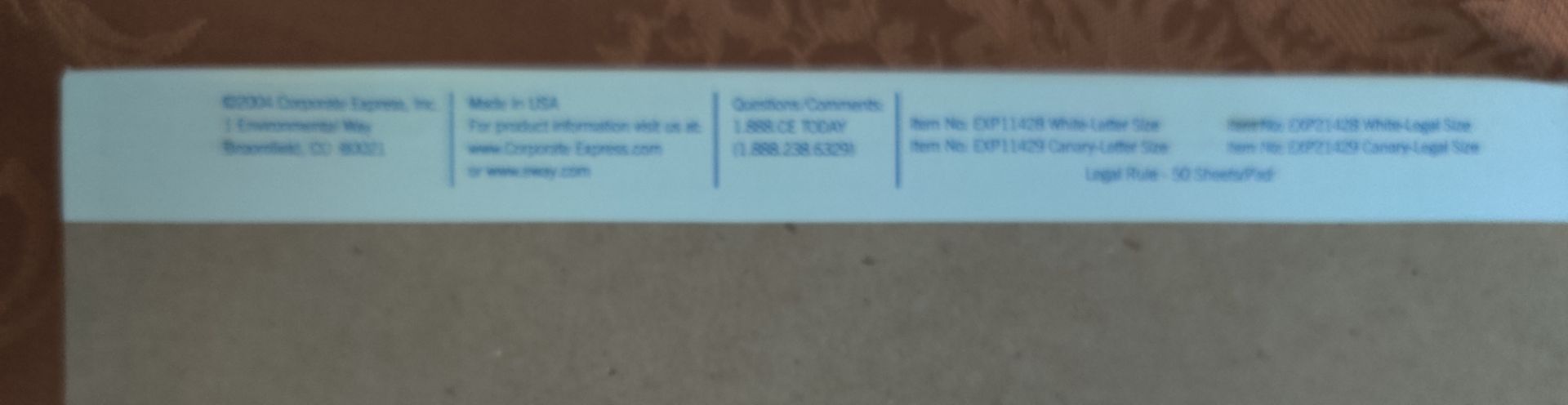 Legal Size EXP Lined Writing Pads - photo 4