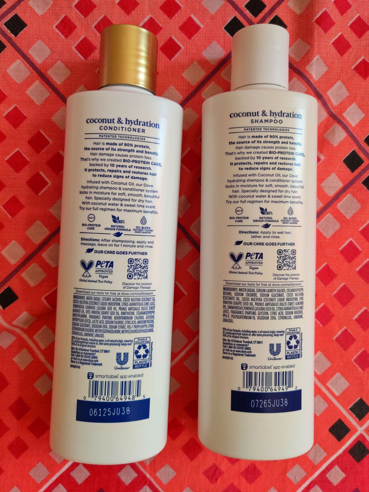NEW Dove Coconut & Hydration Shampoo and Conditioner Set - photo 2