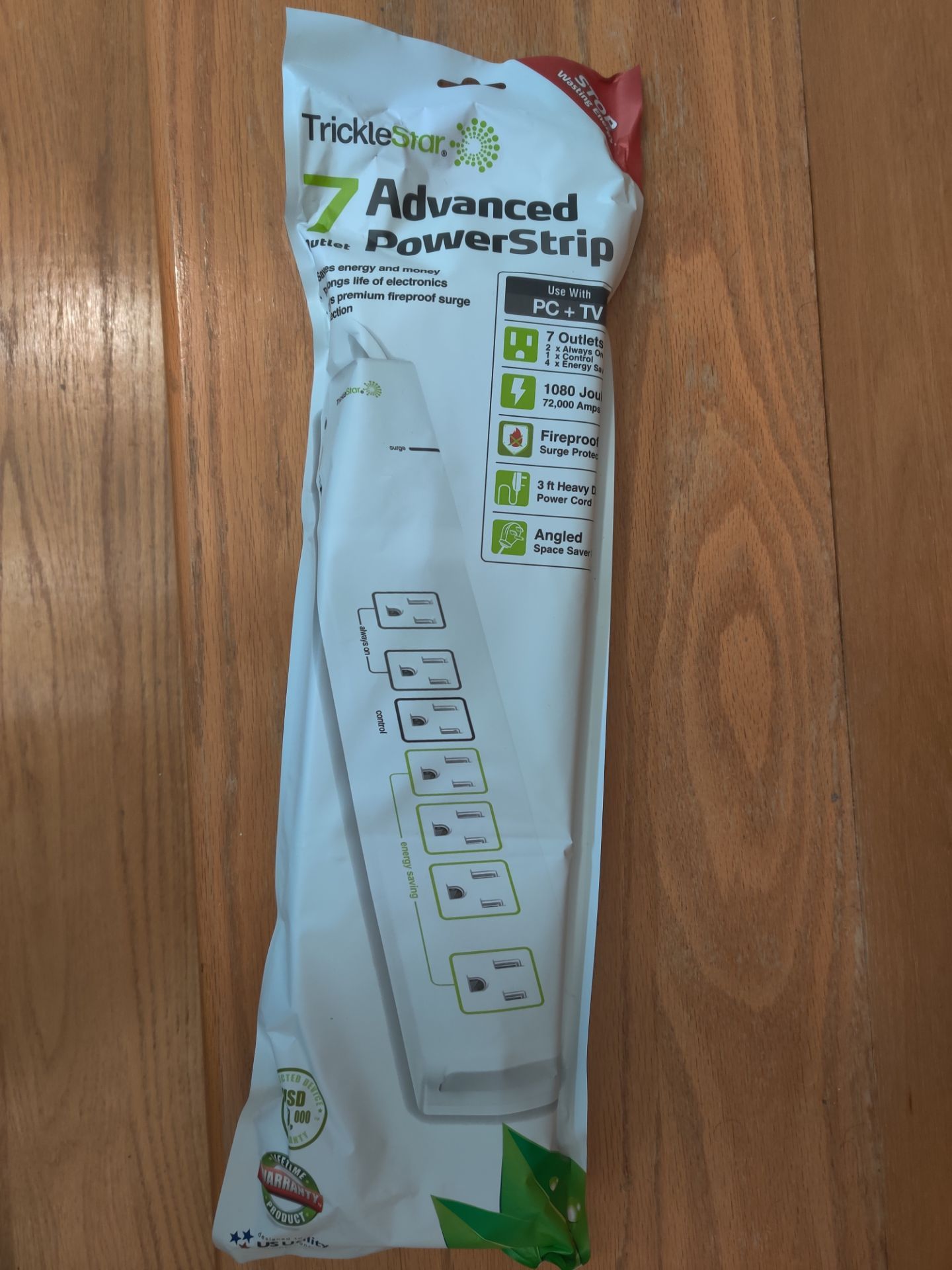 NEW TrickleStar 7-Outlet Advanced Power Strip