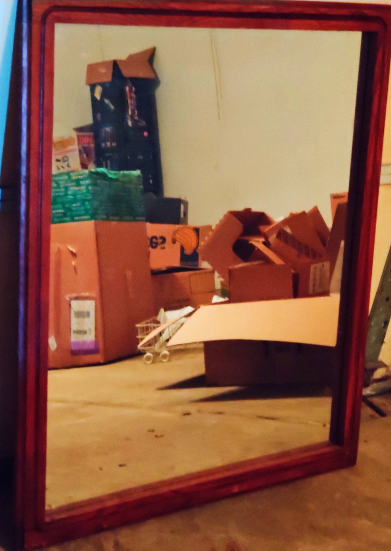 CLEAN Wood Framed Wall Mirror