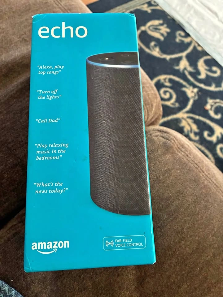 Amazon Echo 2nd generation smart speaker box (new)