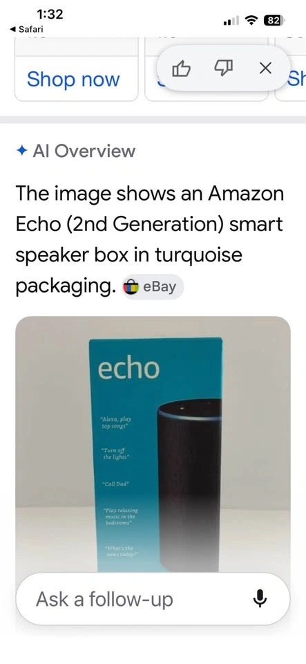 Amazon Echo 2nd generation smart speaker box (new) - photo 2