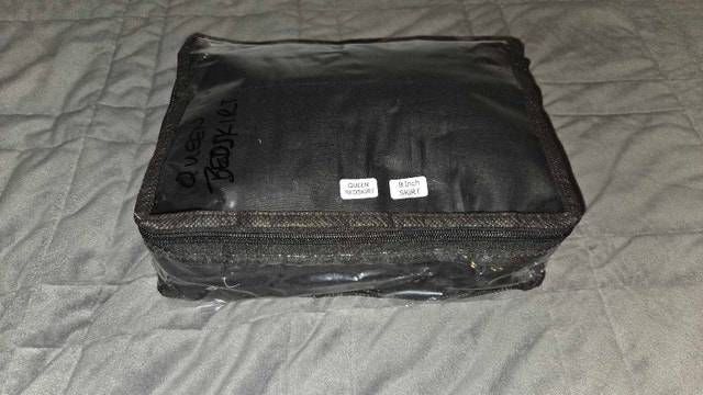 Queen Black Bedskirt