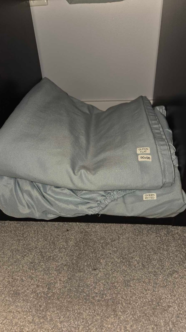 Light Blue Queen Sheet Set