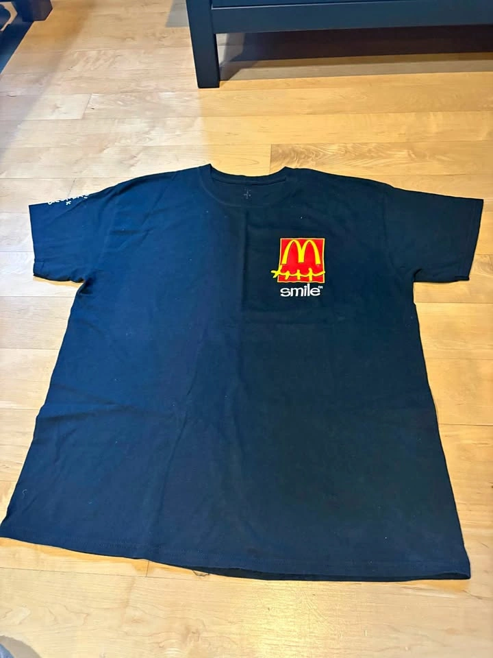 Travis Scott Cactus Jack x McDonald's Smile T-Shirt