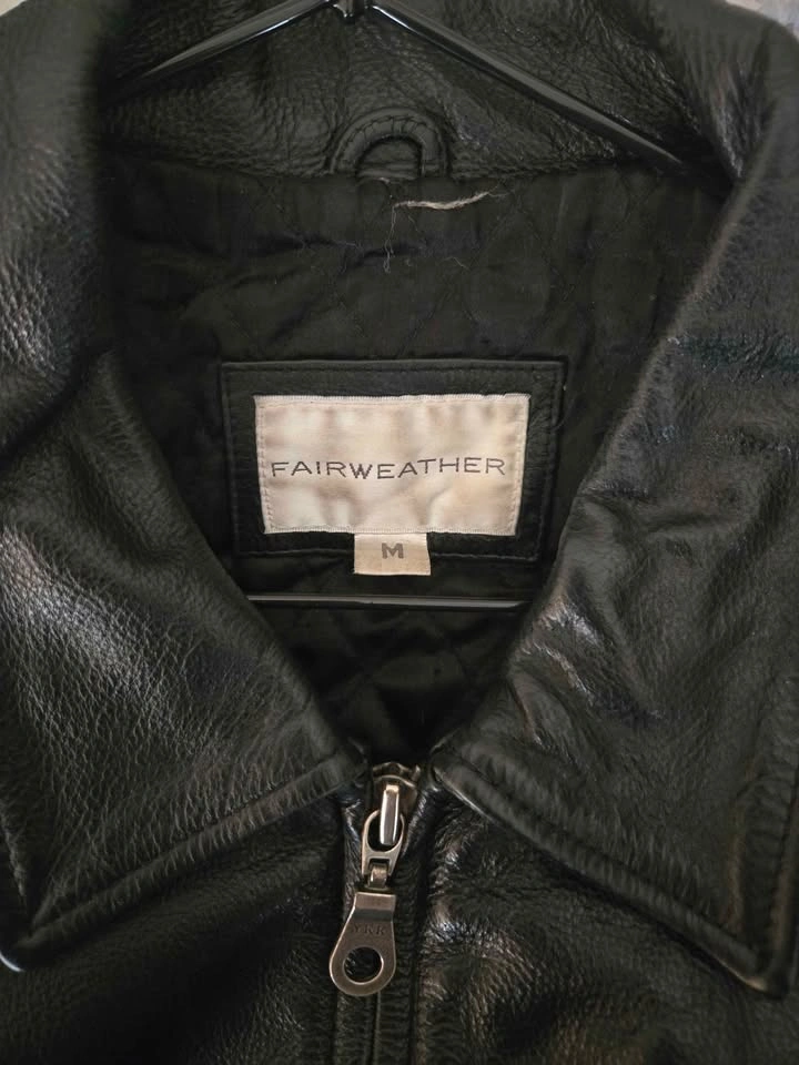 Women's 90s style genuine leather jacket - photo 5