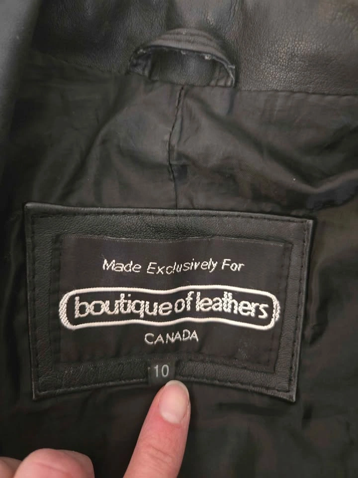Genuine leather women's blazer - photo 3