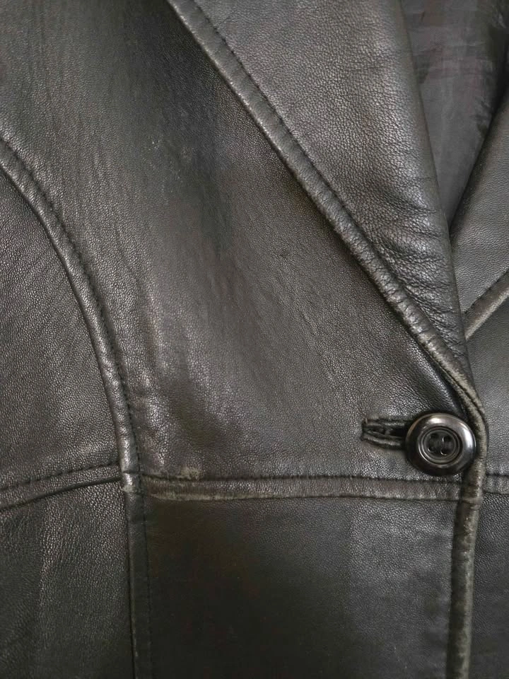 Genuine leather women's blazer - photo 5