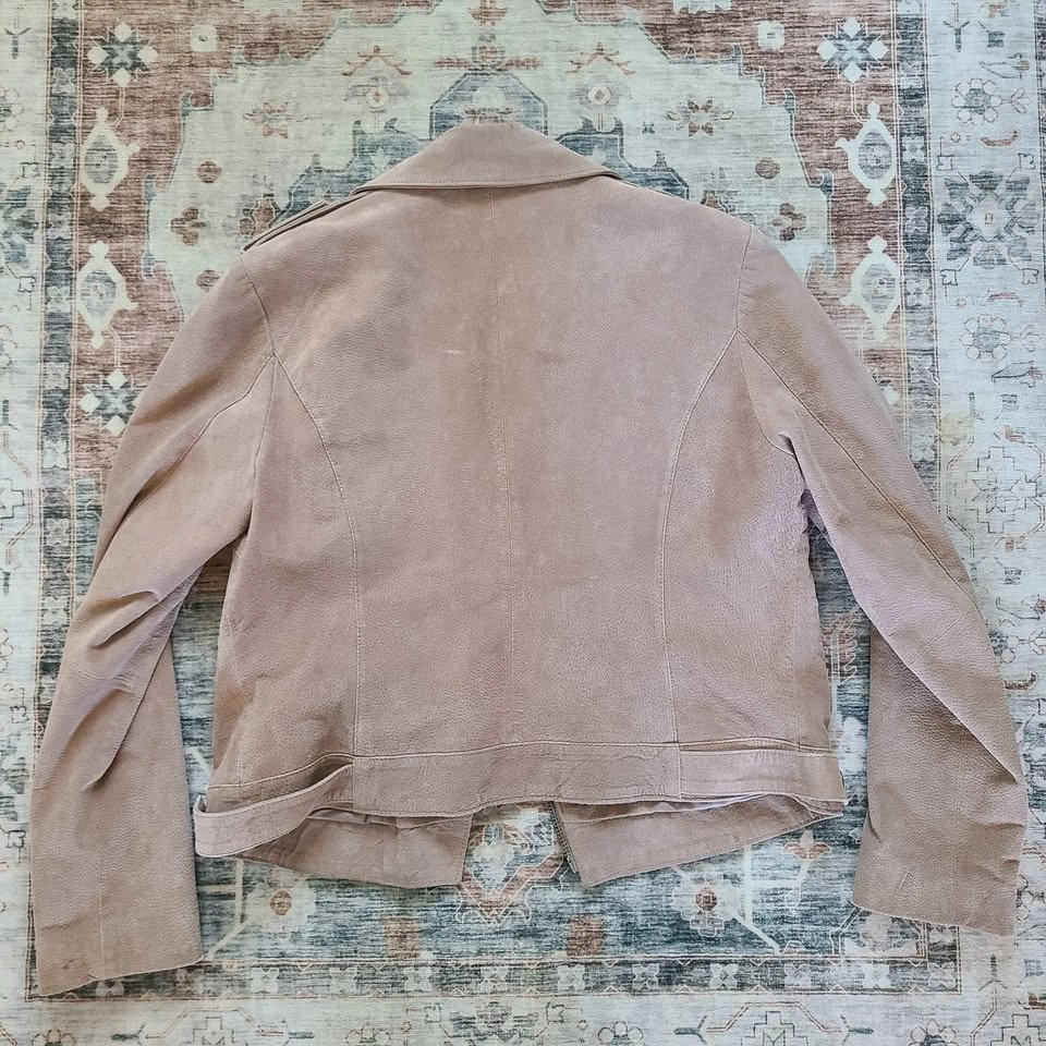 ASOS size 8 tan suede jacket - photo 3