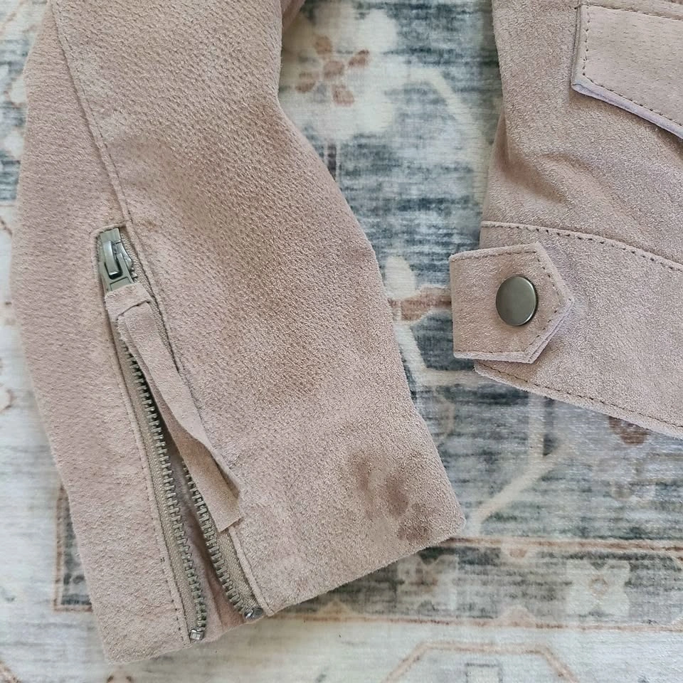 ASOS size 8 tan suede jacket - photo 5