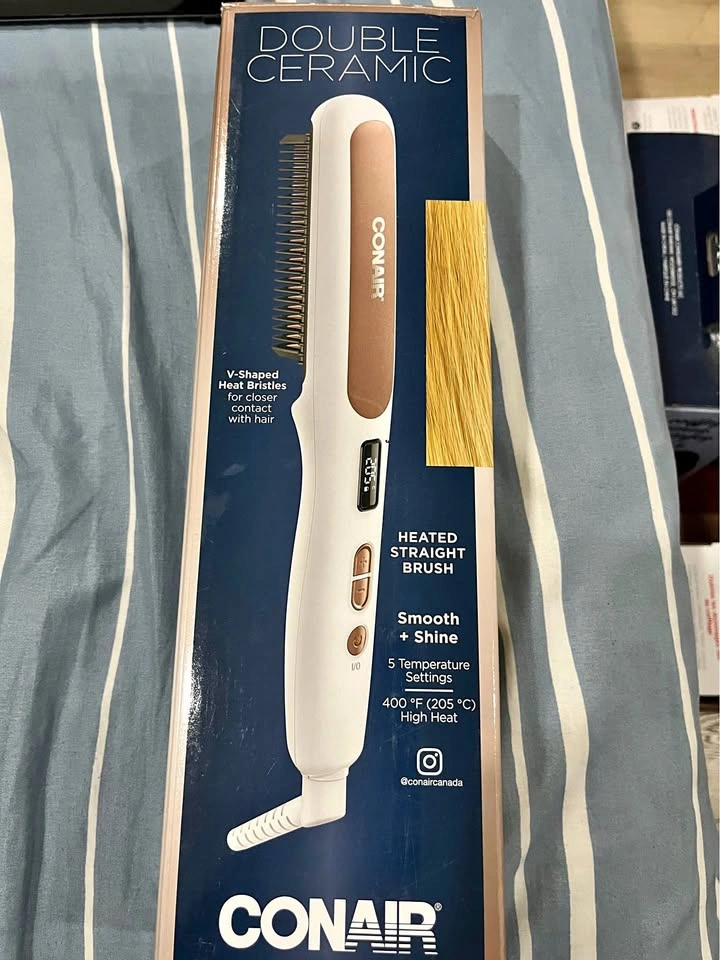 Conair BC700C Double Ceramic Heated Straight Brush