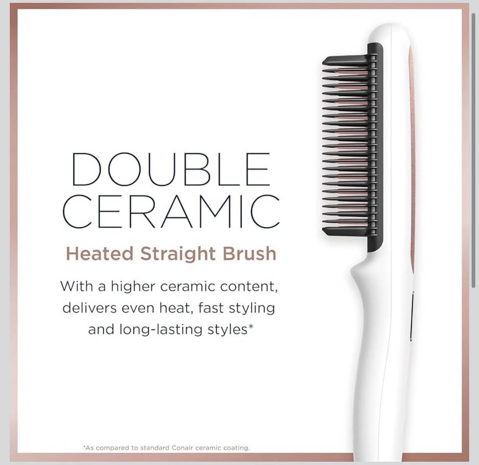 Conair BC700C Double Ceramic Heated Straight Brush - photo 2