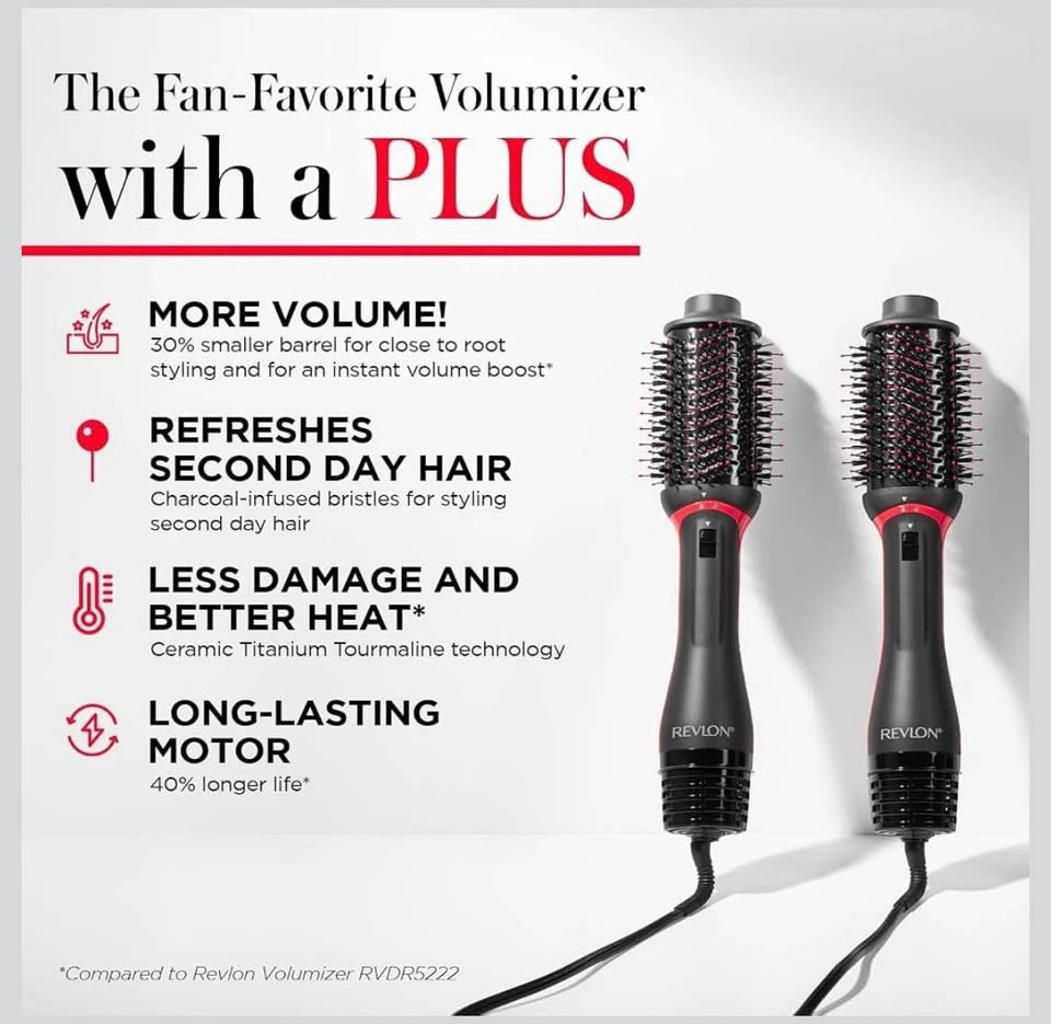Revlon One-Step Volumizer PLUS Hair Dryer Hot Air Brush - photo 4