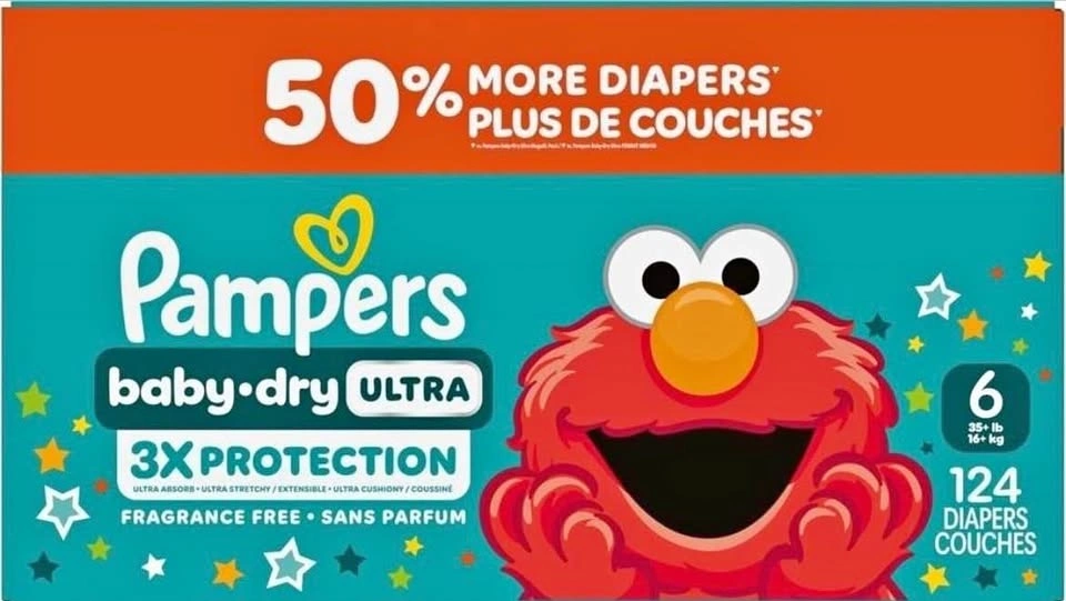 Pampers ultra dry diapers size 6