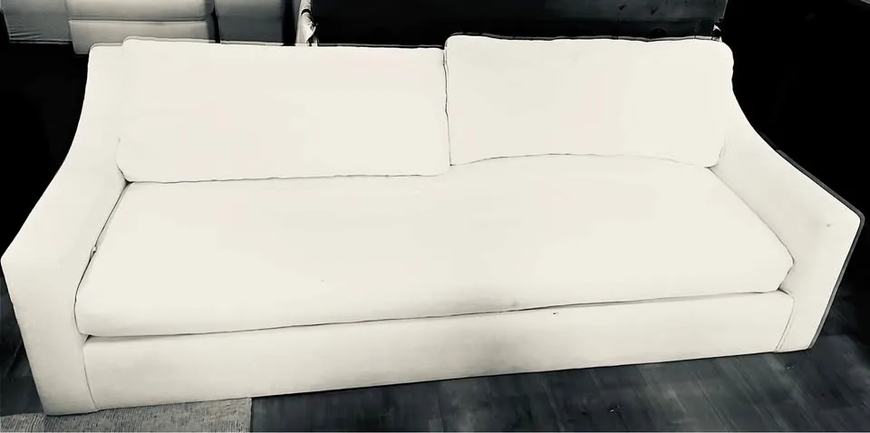 Carmel Ottoman + Love Seat + Sofas (Pottery Barn)