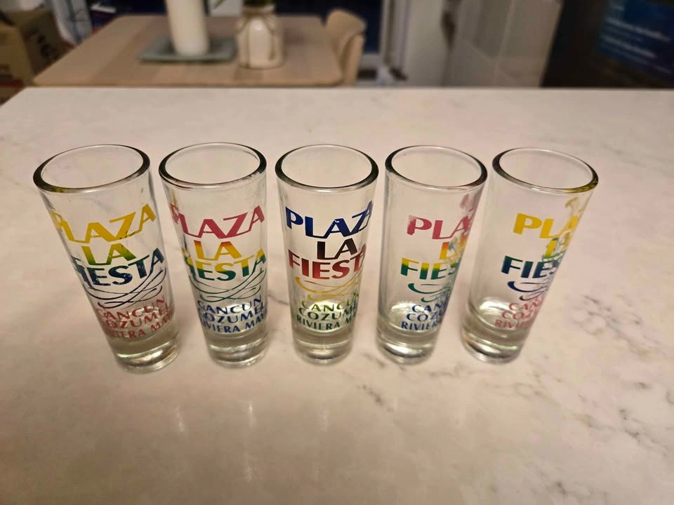 Set of 5 Plaza La Fiesta Shot Glasses - photo 2