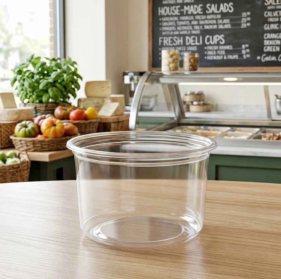 500 Choice 16 oz. Crystal Clear PET Deli Containers