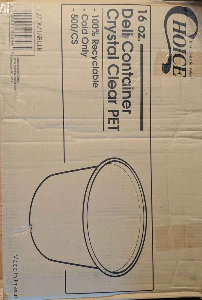 500 Choice 16 oz. Crystal Clear PET Deli Containers - photo 3