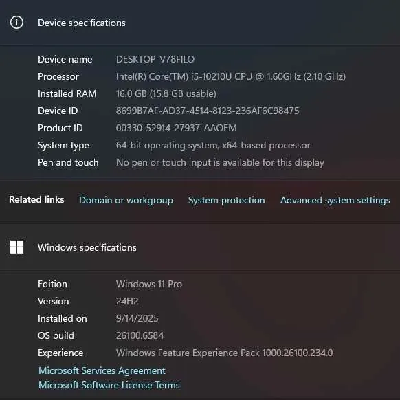 i5 10th, 16gb, 256gb SSD, Win11Pro, Lenovo Thinkpad E15 image indicator(3)