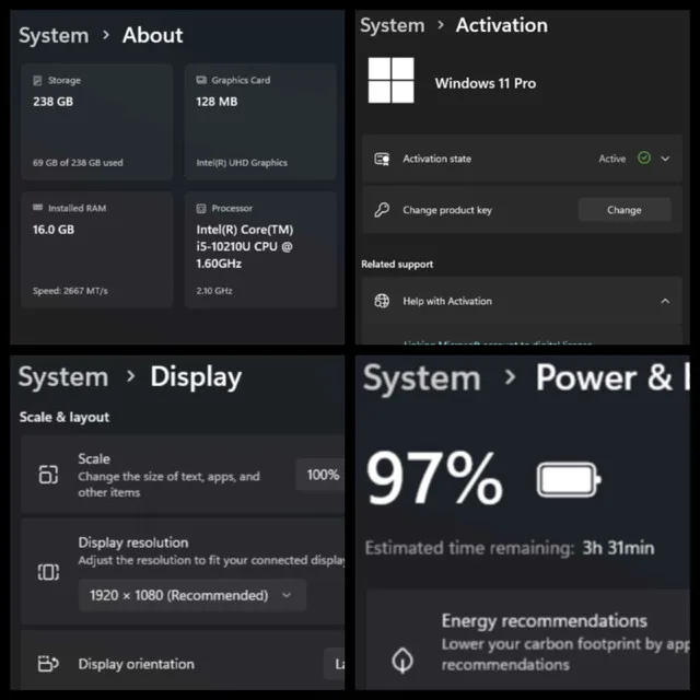 i5 10th, 16gb, 256gb SSD, Win11Pro, Lenovo Thinkpad E15 image indicator(5)