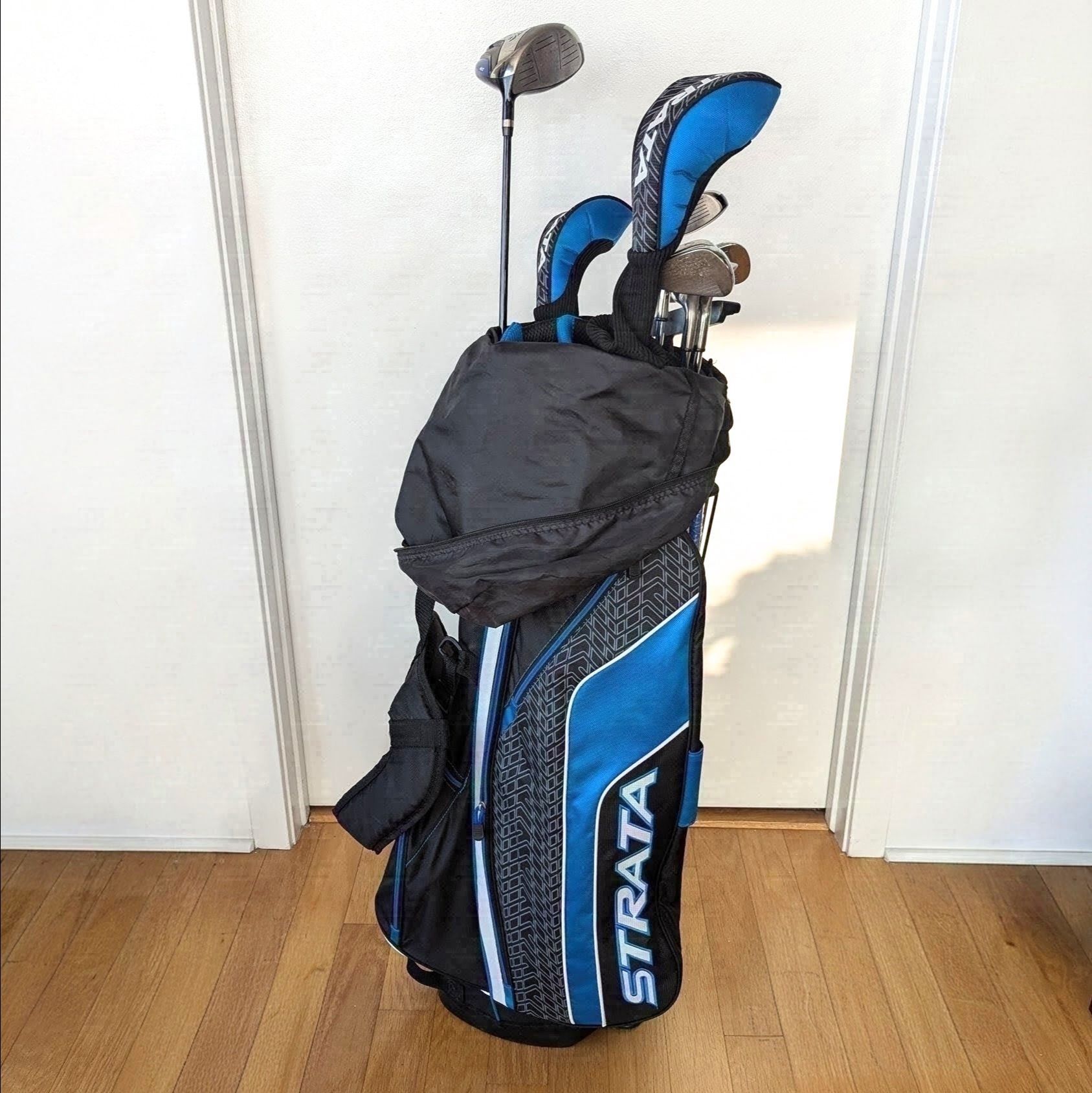 STRATA full 12-piece set of golf clubs with bag