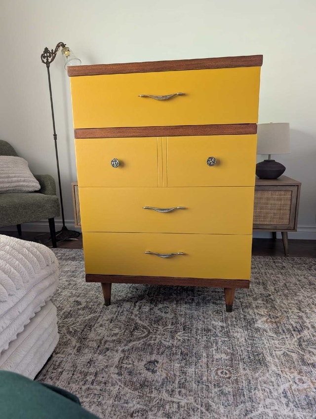 Mid-Century Modern Dresser — One-of-a-Kind Custom Finish