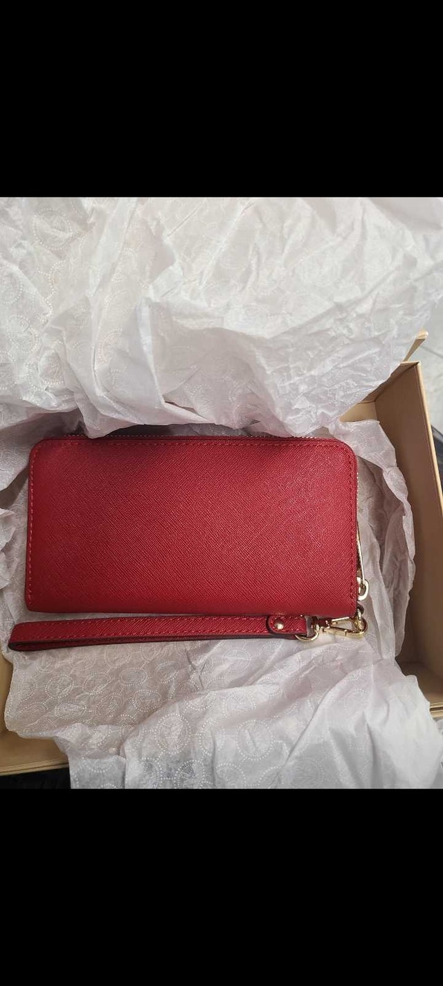 Michael Kors Jet Set Travel Continental Wristlet Wallet - Red - photo 2