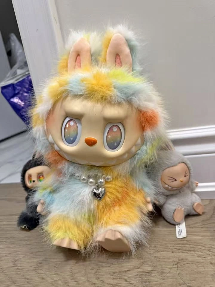 Authentic Labubu "Rock The Universe" Large Plush 37cm (Tie-Dye)