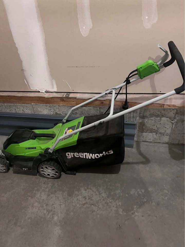 Greenworks corded Lawn mower 14” - photo 2