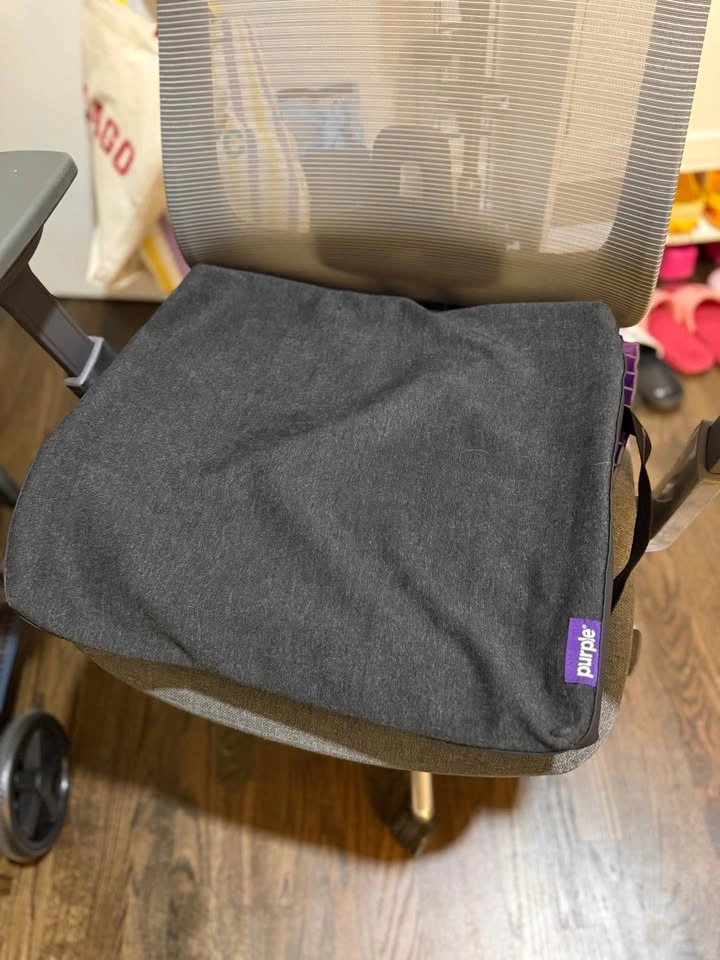 Purple Double Seat Cushion for Office Chair or Car - photo 4