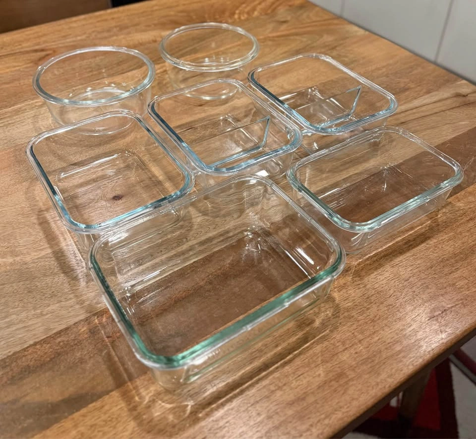 7-Piece Glass Food Storage Container Set - photo 2