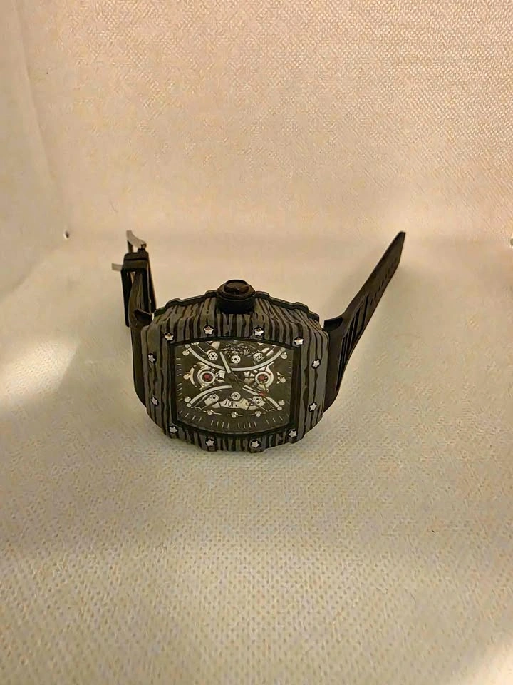 RM Style Skeleton Watch