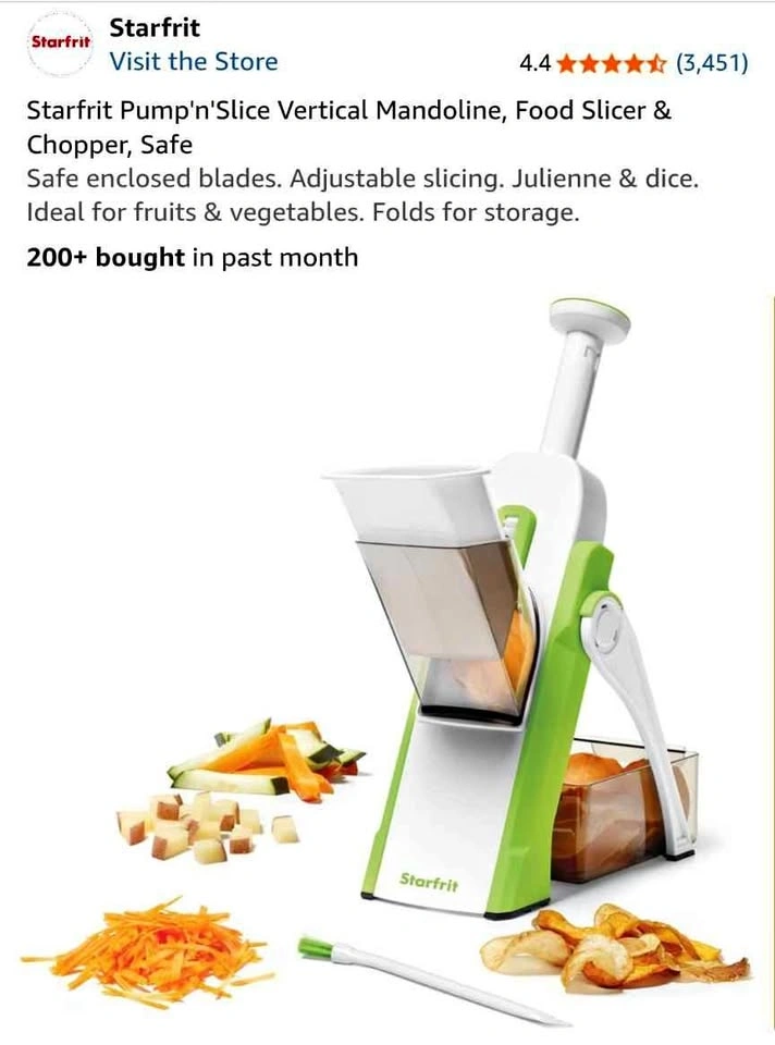 Starfrit chopper & slicer