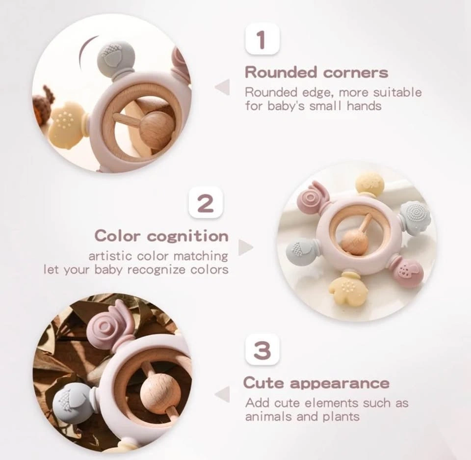 Silicone Baby Ring Teether - photo 2