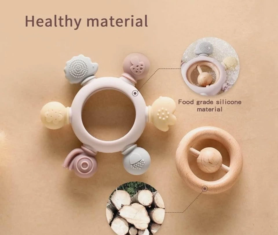 Silicone Baby Ring Teether - photo 3